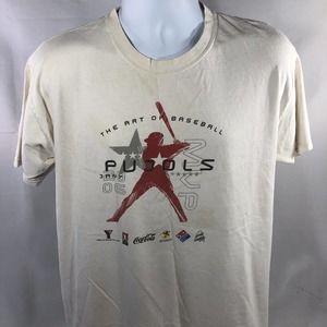 Albert Pujols The Art Of Baseball MVP 2006 Double Sided Shirt Large Discolored